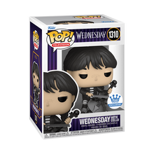 Load image into Gallery viewer, Wednesday(TV): Wednesday with Cello Pop Vinyl (Funko Shop Sticker) (IMPORT)
