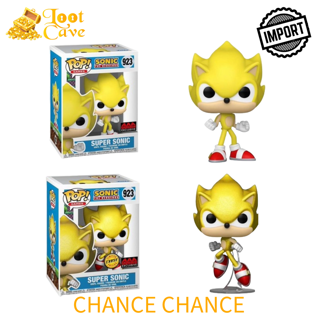 Sonic the Hedgehog: Super Sonic W/ Chase AAA Exclusive (Chase Chance) (IMPORT)
