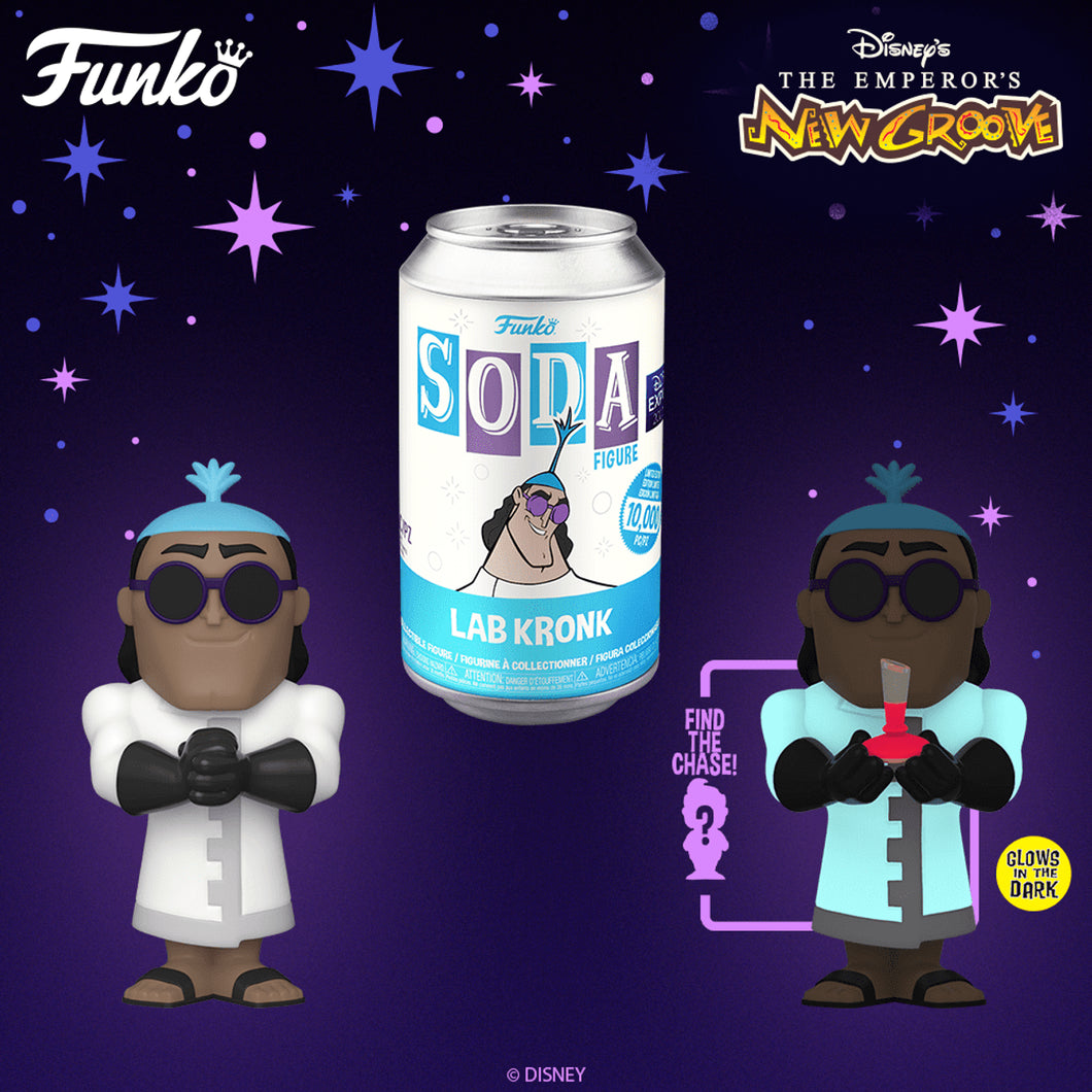 Disney: The Emperor's New Groove - Lab Kronk (with chase) US Exclusive Vinyl Soda [RS]