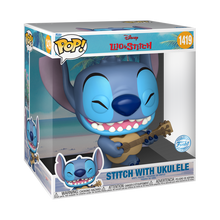 Load image into Gallery viewer, Lilo &amp; Stitch - Stitch w/Ukelele 10&quot; Pop! RS
