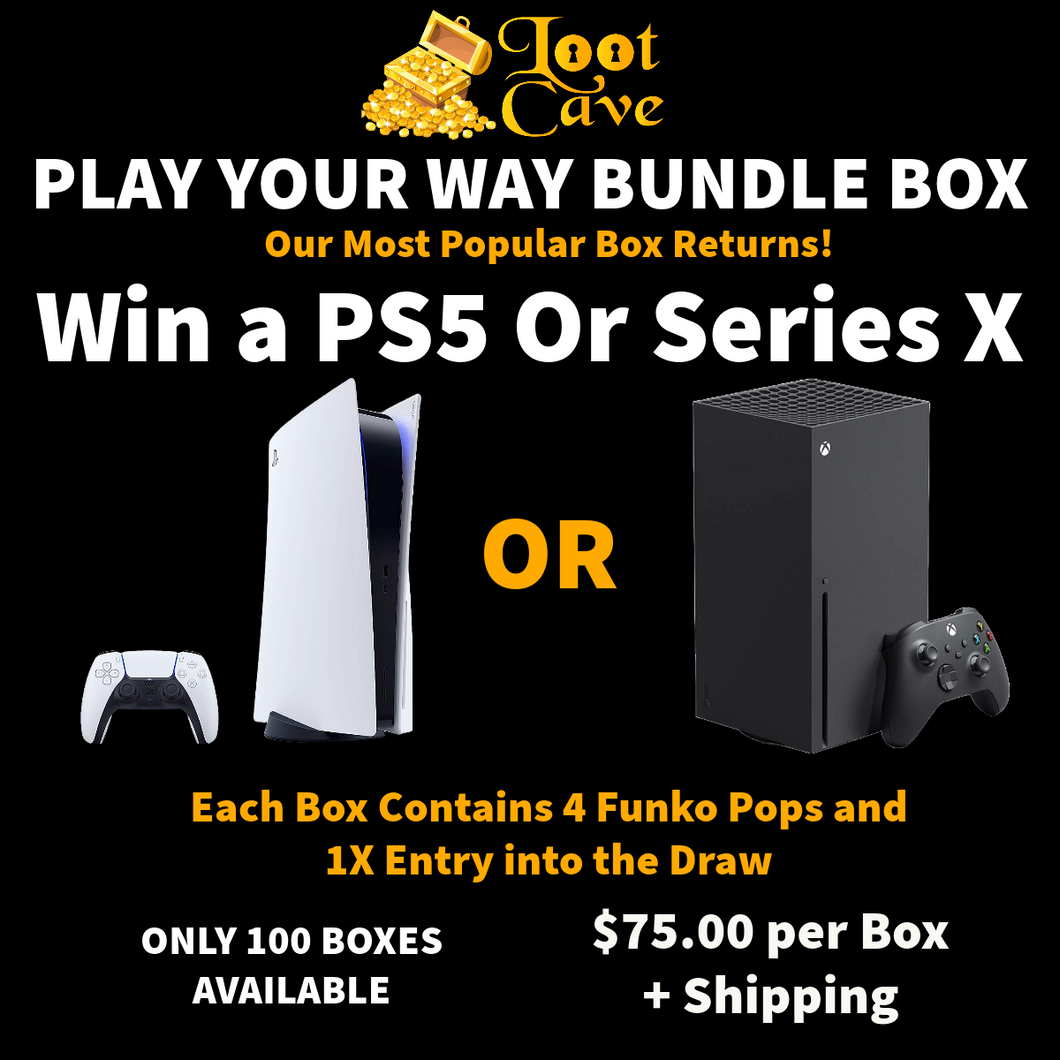 Play Your Way Bundle Box (Win a PS5 or XBOX)