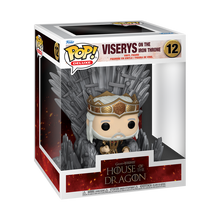 Load image into Gallery viewer, House of the Dragon: Viserys on Throne Pop Deluxe Pop Vinyl
