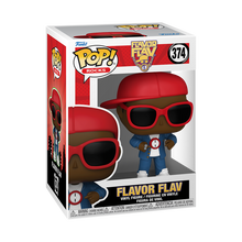 Load image into Gallery viewer, Pop Rocks: Flavor Flav with Red Clock Necklace Pop Vinyl
