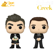 Load image into Gallery viewer, Schitt&#39;s Creek: David Rose &amp; Patrick Brewer in Wedding Outfits Pop Vinyl 2 Pack
