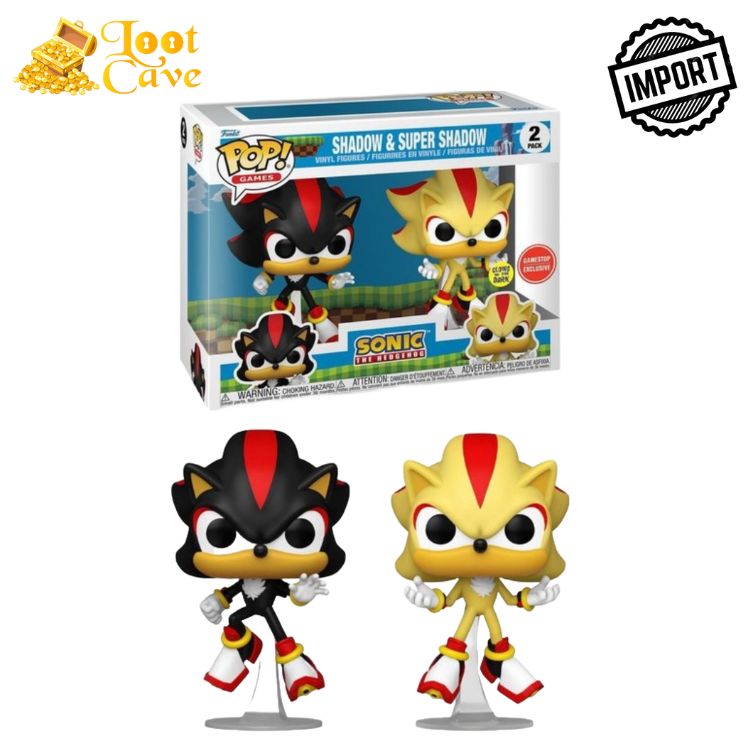 Sonic the Hedgehog: Shadow and Super Shadow GameStop Exclusive 2 Pack (IMPORT)