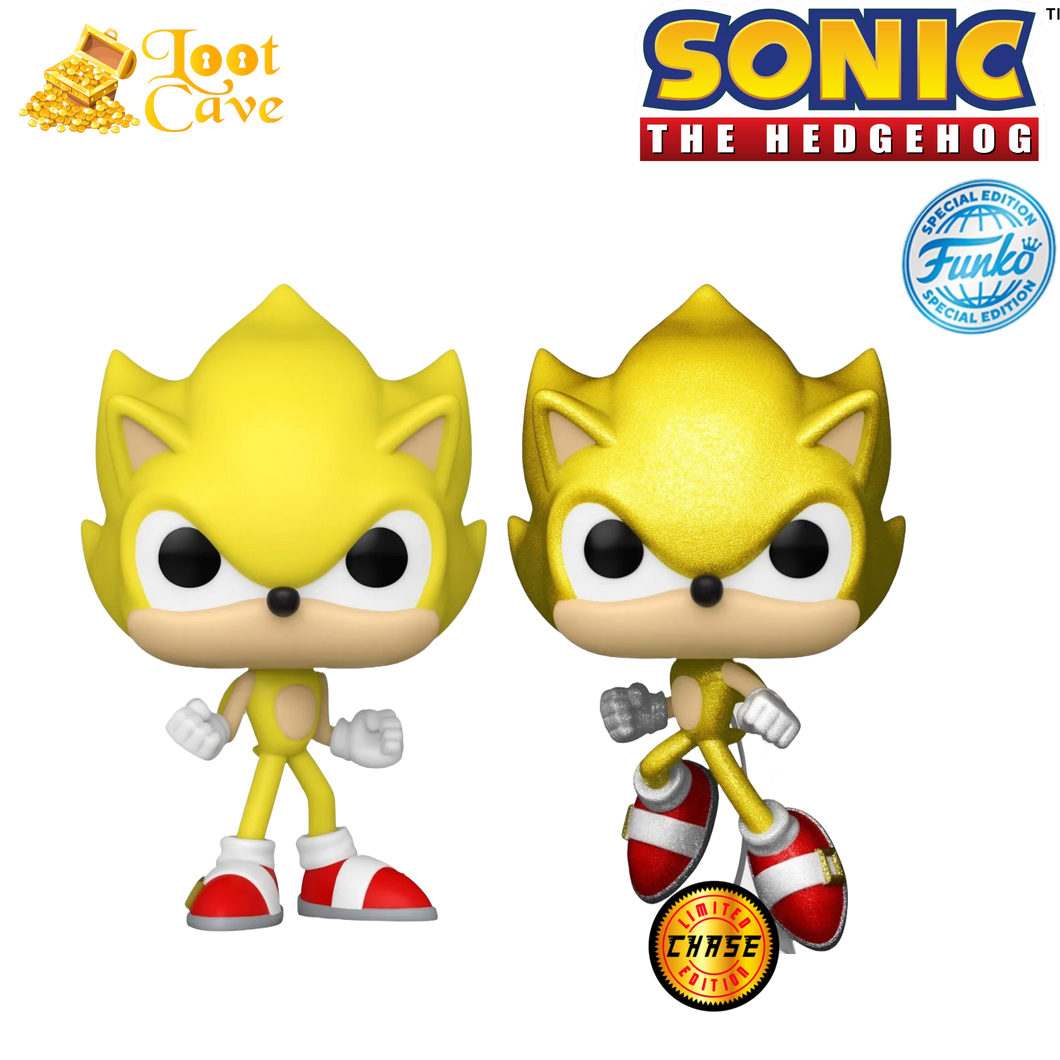 Sonic The Hedgehog: Super Sonic W/Chase US Exclusive Pop Vinyl (Chase Chance)