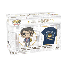 Load image into Gallery viewer, Harry Potter Christmas Metallic Funko Pop! and Tee Pack (IMPORT) (Small Size ONLY)
