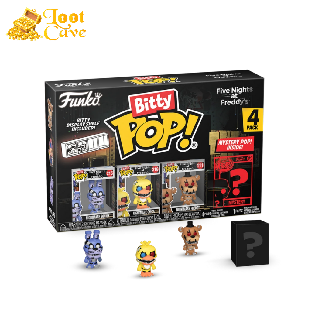 Five Nights at Freddy's - Nightmare Bonnie Bitty Pop! 4-Pack