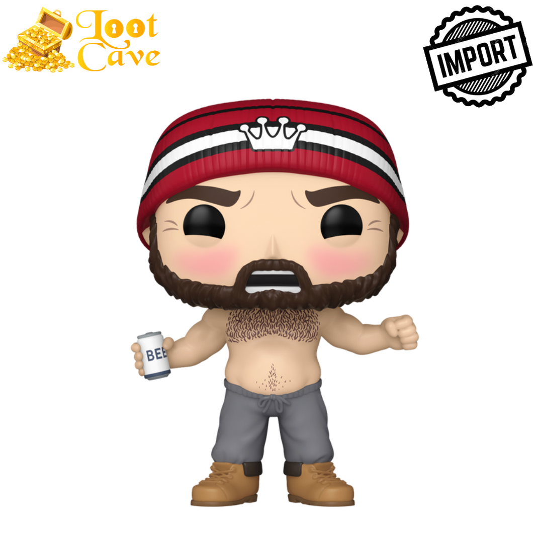 Jason Kelce (Shirtless) with Funko Hard Stack Funko Store Exclusive Pop Vinyl (IMPORT)