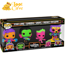 Load image into Gallery viewer, Guardians of the Galaxy: Vol. 2 - Blacklight US Exclusive Pop! 4-Pack [RS]
