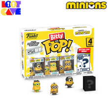 Load image into Gallery viewer, The Minions: Bitty Pop 4 Pack Series 1

