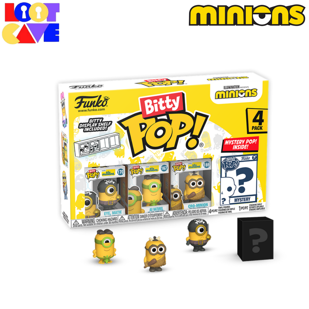 The Minions: Bitty Pop 4 Pack Series 1