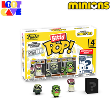 Load image into Gallery viewer, The Minions: Bitty Pop 4 Pack Series 2
