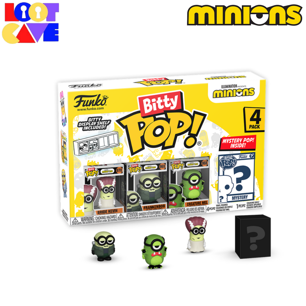 The Minions: Bitty Pop 4 Pack Series 2