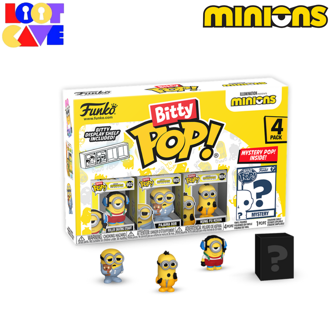 The Minions: Bitty Pop 4 Pack Series 3
