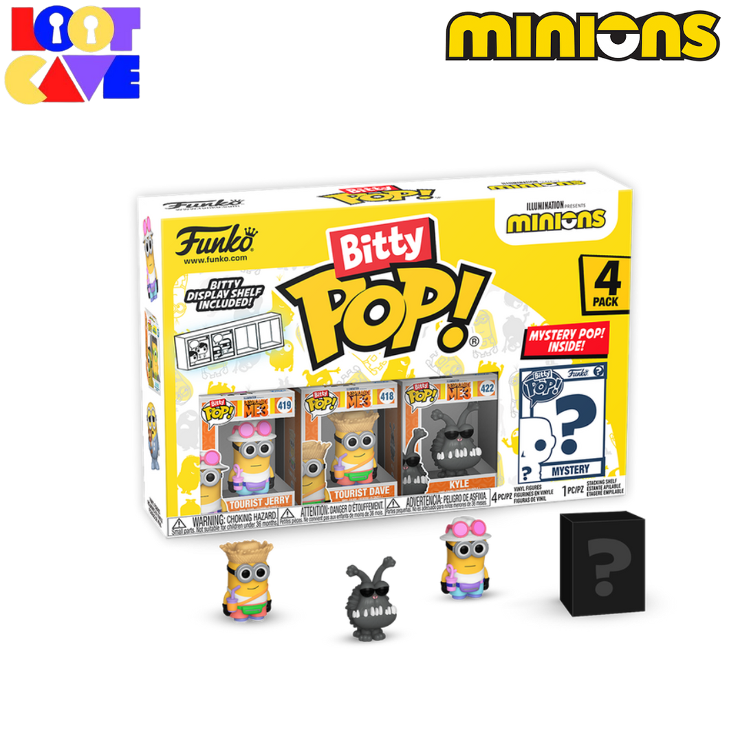 The Minions: Bitty Pop 4 Pack Series 4