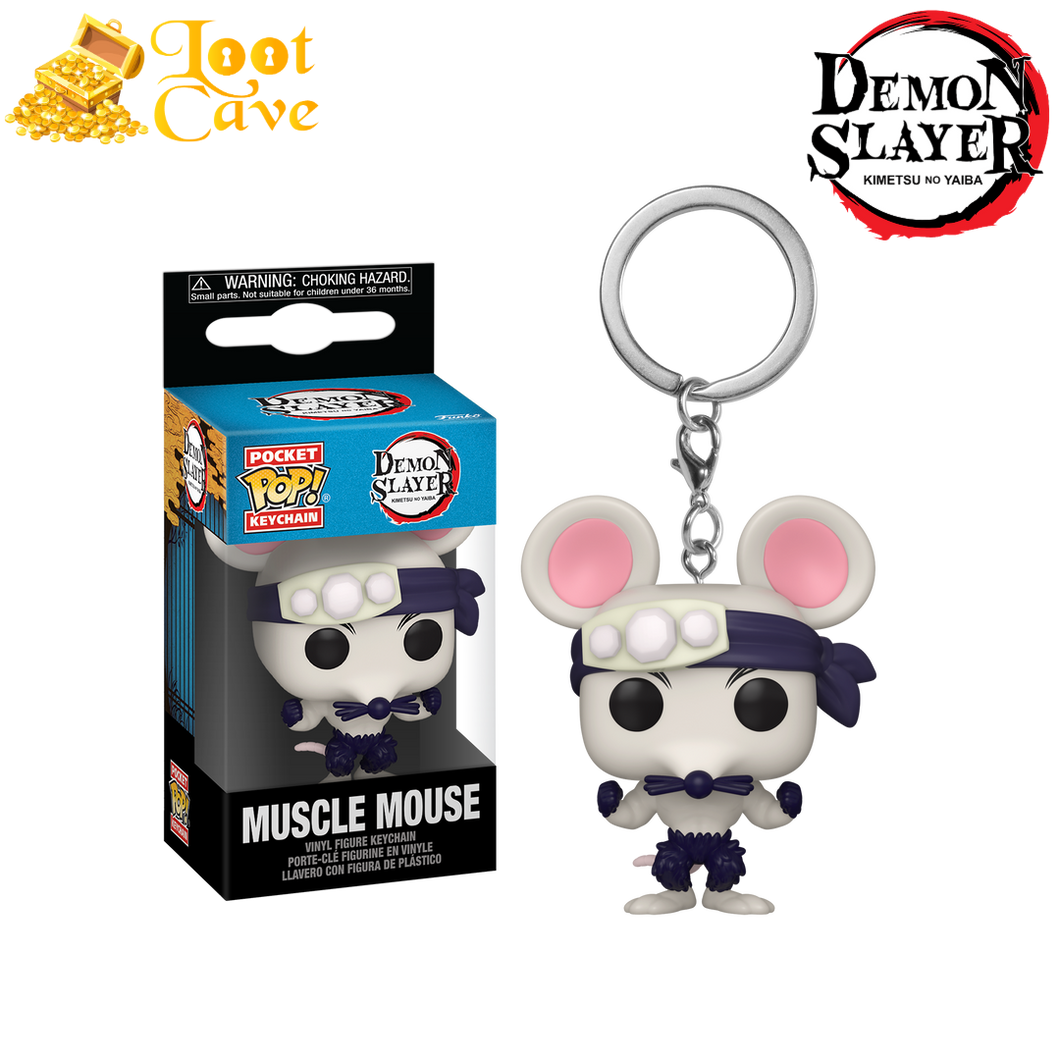 Demon Slayer: Muscle Mouse Pop Keychain