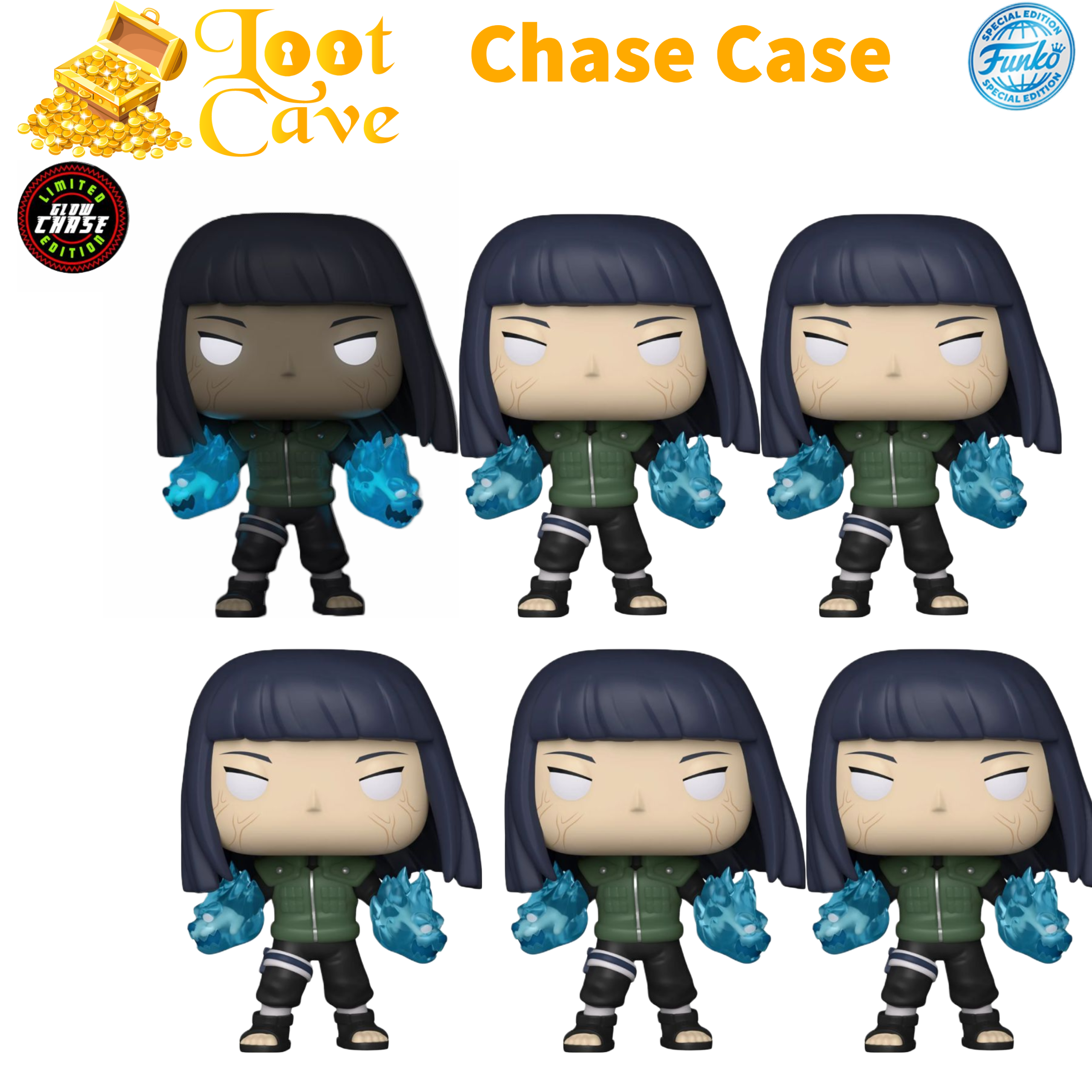 Naruto - Hinata with Twin Lion Fists US Exclusive Pop! Vinyl [RS] (Cha –  Loot Cave