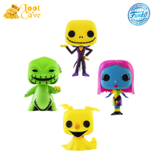 Load image into Gallery viewer, The Nightmare Before Christmas - Blacklight US Exclusive Pop! Vinyl 4-Pack [RS]
