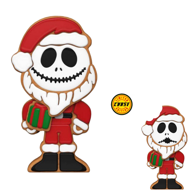 The Nightmare Before Christmas - Gingerbread Santa Jack Skellington (with chase) Vinyl Soda
