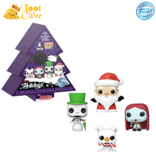 Load image into Gallery viewer, Nightmare Before Christmas - Tree Holiday US Exclusive Pocket Pop! 4-Pack Box Set [RS]
