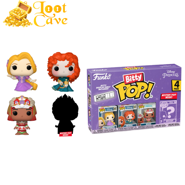 Disney Princess - Rapunzel Bitty Pop! 4-Pack
