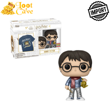 Load image into Gallery viewer, Harry Potter Christmas Metallic Funko Pop! and Tee Pack (IMPORT) (Small Size ONLY)
