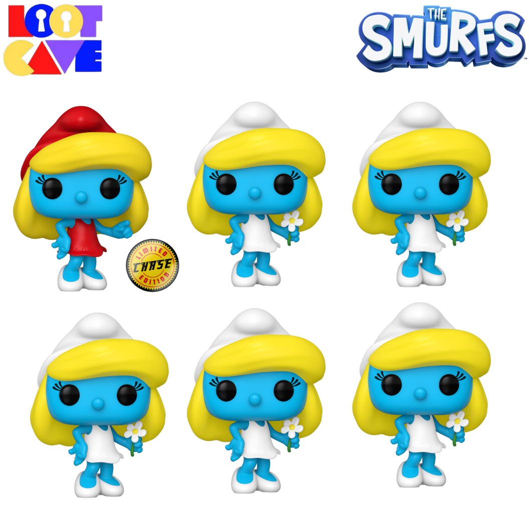 The Smurfs: Smurfette Pop Vinyl (Chase Case)