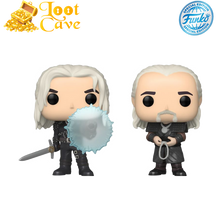 Load image into Gallery viewer, The Witcher (TV) - Geralt &amp; Vesemir US Exclusive Pop! Vinyl 2-Pack [RS]
