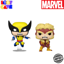 Load image into Gallery viewer, Marvel: Wolverine and Sabertooth Funko Store Exclusive 2 Pack Pop Vinyl (IMPORT)
