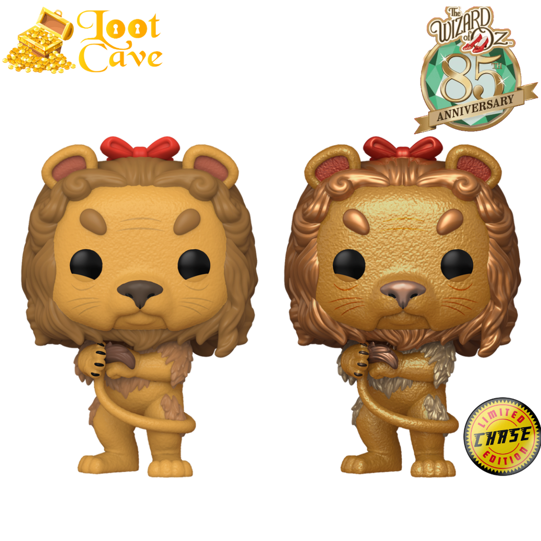 The Wizard of Oz 85th Anniversary: Cowardly Lion Pop Vinyl (Chase Chance)