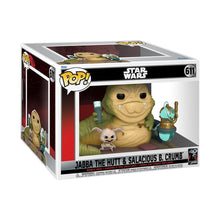 Load image into Gallery viewer, Star Wars: Return of the Jedi 40th Anniversary - Jabba the Hutt &amp; Salacious B. Crumb Deluxe Pop! Vinyl
