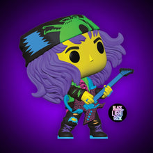 Load image into Gallery viewer, Stranger Things: Eddie with Guitar Black Light US Exclusive Pop Vinyl (RS)
