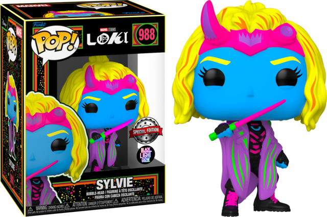 Loki (TV) - Sylvie Blacklight US Exclusive Pop! Vinyl [RS]