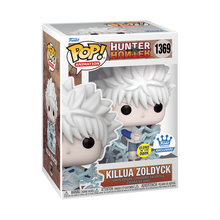 Load image into Gallery viewer, Hunter X Hunter: Killua GITD Pop Vinyl (Funko Shop Sticker) (IMPORT)
