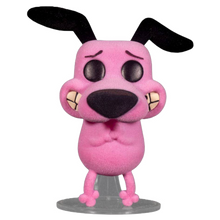 Load image into Gallery viewer, Courage the Cowardly Dog - Courage the Cowardly Dog Flocked US Exclusive Pop! Vinyl [RS]

