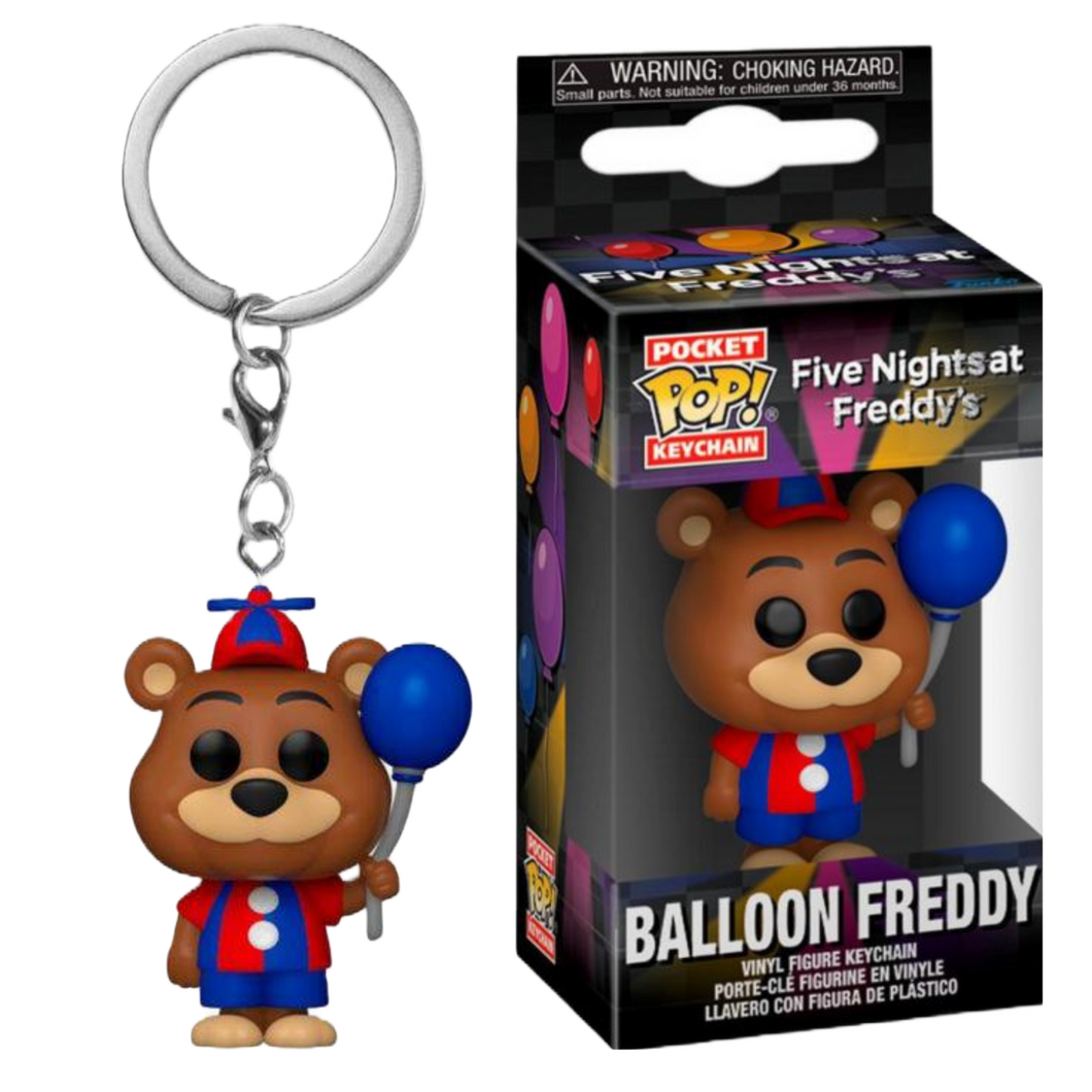 Five Nights at Freddy's - Balloon Freddy Pocket Pop! Keychain