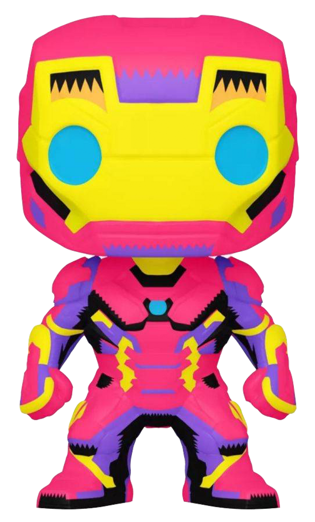 Marvel Comics - Iron Man Blacklight US Exclusive Pop! Vinyl [RS]