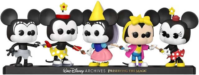 Walt Disney Archives - Minnie Mouse US Exclusive Pop! Vinyl 5-Pack [RS]