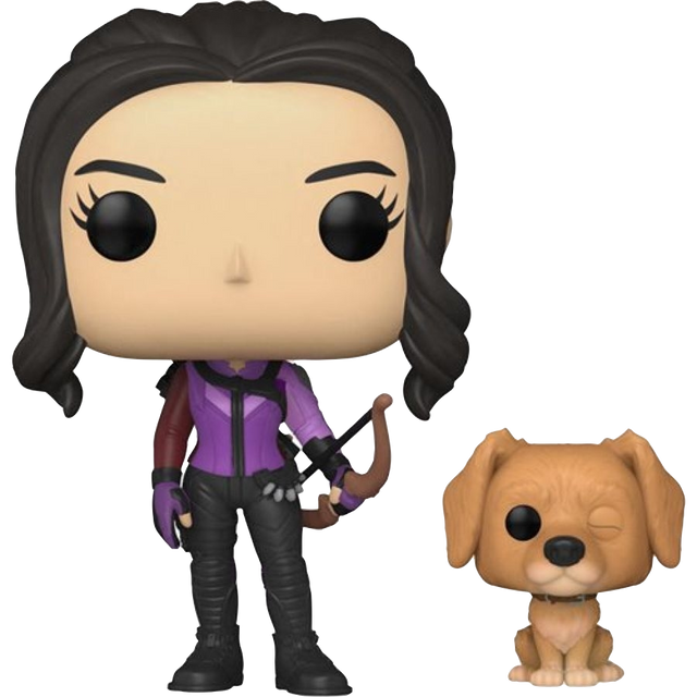 Hawkeye (TV) - Kate Bishop with Lucky the Pizza Dog Pop! Vinyl