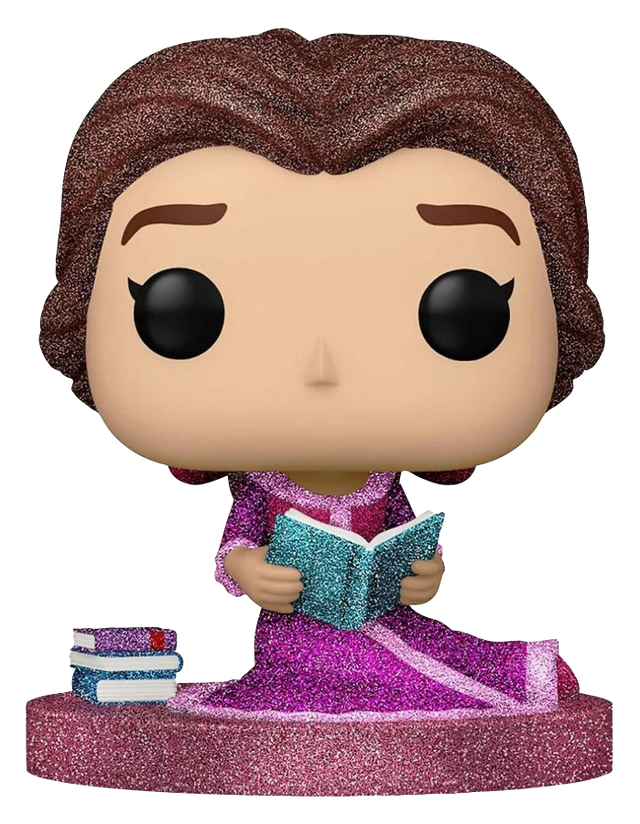 Disney Princess: Beauty and the Beast (1991) - Belle Ultimate Princess Diamond Glitter US Exclusive Pop! Vinyl [RS]
