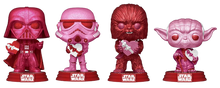 Load image into Gallery viewer, Star Wars - Valentine&#39;s Day Diamond Glitter US Exclusive Pop! Vinyl 4-Pack [RS]
