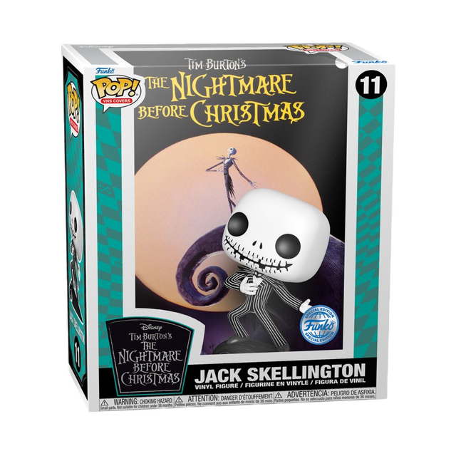 The Nightmare Before Christmas (1993) - Jack Skellington US Exclusive Pop! Vinyl VHS Cover [RS]