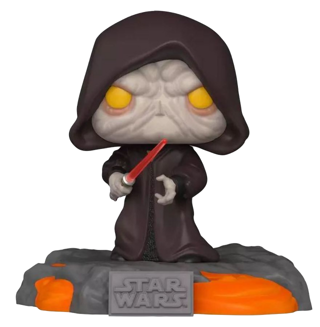 Star Wars: Red Saber Series - Darth Sidious Glow US Exclusive Pop! Vinyl Deluxe [RS]