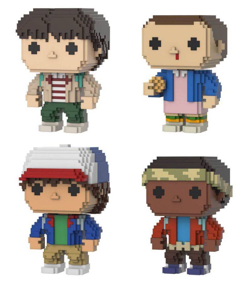 Stranger Things (TV) - Kids 8-Bit US Exclusive Pop! Vinyl 4-Pack [RS]