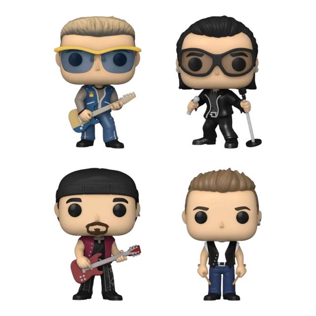 U2: Zoo TV - US Exclusive Pop! Vinyl 4-Pack [RS]