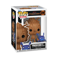 Load image into Gallery viewer, Guillermo del Toro&#39;s Pinocchio (2022) - Pinocchio (and Cricket) Pop! Vinyl
