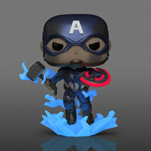 Load image into Gallery viewer, Avengers 4: Endgame - Captain America US Exclusive Metallic Glow Pop! Vinyl [RS]
