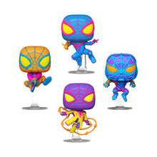 Load image into Gallery viewer, Miles Morales - Blacklight US Exclusive Pop! Vinyl 4-Pack [RS]
