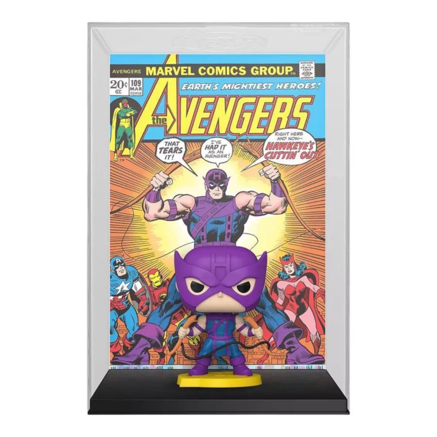 Marvel Comics - Avengers Vol 1 #109 Hawkeye US Exclusive Pop! Vinyl Comic Cover [RS]